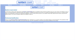 Desktop Screenshot of numberscount.org.uk